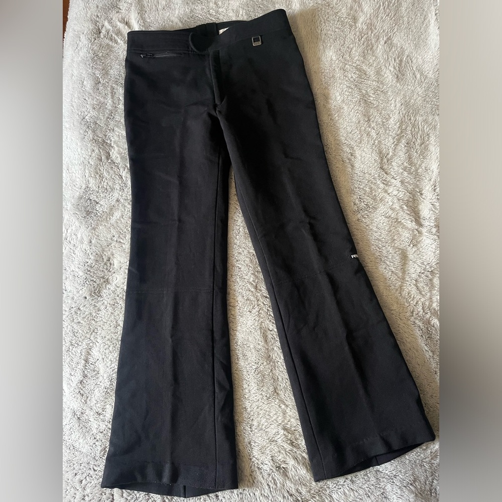 Fera Mens‎ 34L Ski Snow Pants Black Stirrups